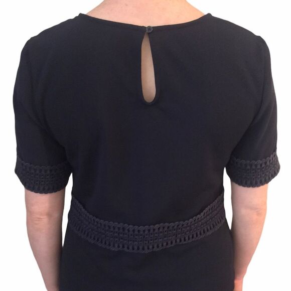 Ann Taylor Navy Embroidered Blouse - Picture 10 of 16
